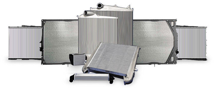 Мерседес S 500 - 5.0 - Радіатор охолодження двигуна.