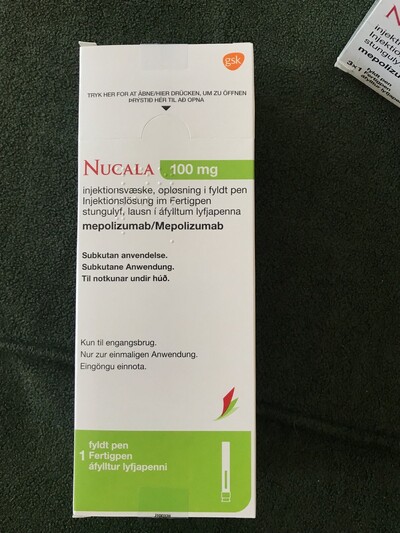 Препарат Nucala 100mg, Нукала