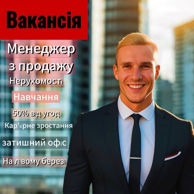 Менеджер з продажу (з навчанням)