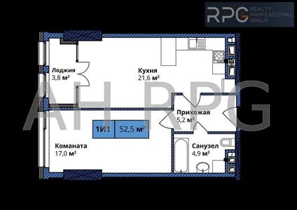 Продам 1-к квартиру 52м²  в Бізнес ЖК Manhattan City Центр 13хв