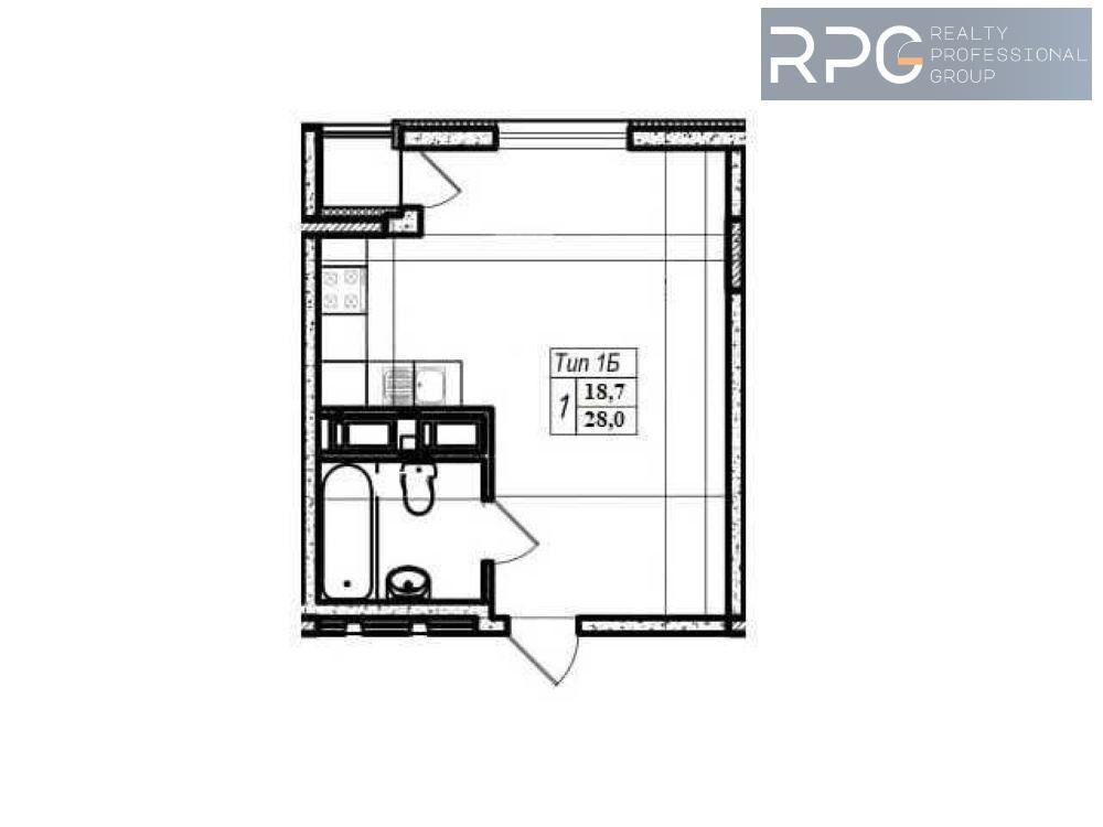 Продається 1-к квартира 28 м² в ЖК PARKLAND метро Васильківська, Практична вул., 1, ЖуляниГолосіївський район, Київ на aviso.ua