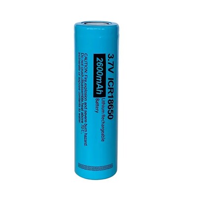 Акумулятор PKCELL Li-Ion ICR18650 2600mAh 3,7V FLAT TOP