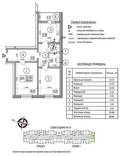 Продам 67 кв.м ул.Б.Гмыри ж/б 19 ЖК Патриотика  м.Позняки  Без %