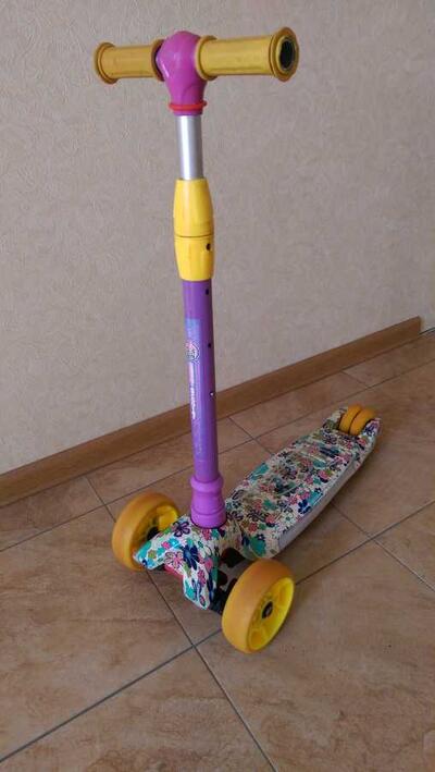 Самокат детский Best Scooter для девочки