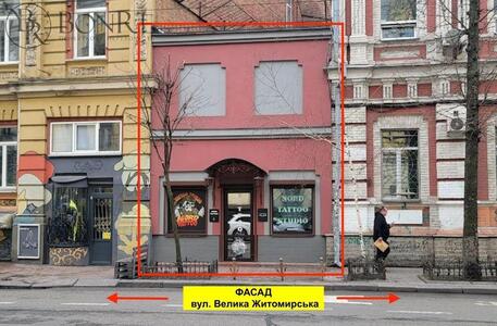 Оренда, Торгове, Фасад, Велика Житомирська, 108м2