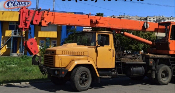 Автокран. Оренда та послуга автокрана 14т, 25т у Києві та області, 24/7. Власник