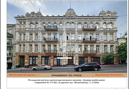 Оренда унікального приміщення в центрі Києва, поруч з Майданом Незалежності