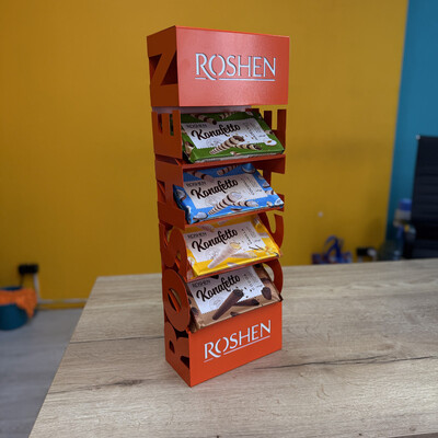 Полиці ROSHEN для магазинів та супермаркетів