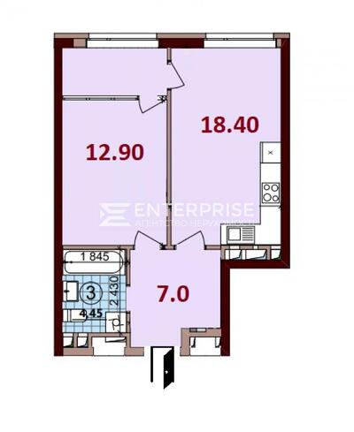 Продам 1-кімнатну квартиру, Європейського Союзу вул., д. 51, Подільський район, Київ
