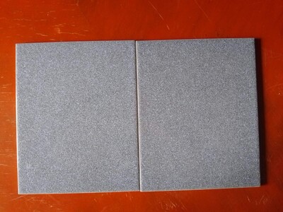 Плитка серая 20х25 см, для стен, глянцевая