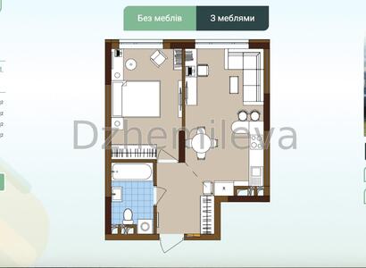 ЖК Варшавський 3 Продаж однокімнатна квартира 42 м² Переуступка