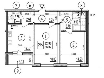 Продажа 66.37 кв.м  ул.Б.Гмыри ж/б 19 Кодацька Фортеця ЖК Патриотика   м.Позняки