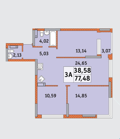 Продаж 3 кімнатної квартири у житловому комплексі «Урлівський 1»