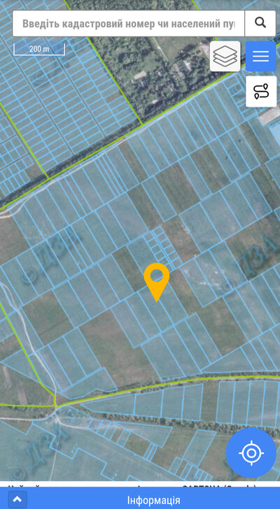 Продам прямокутну ділянку ОСГ 103 сот