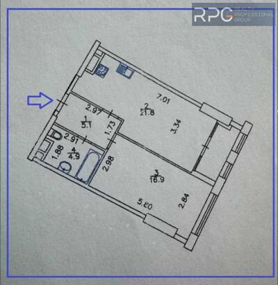 1-к квартиру 52м² в Бізнес ЖК Manhattan City