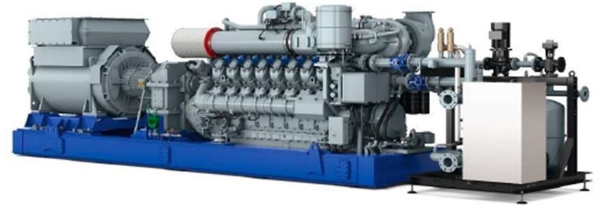 ГПД 2,5 Мвт енергетична когенераційна станція, MTU Німеччина. 2025 р. в., нова.