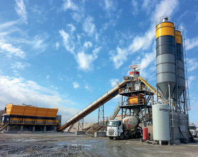 Стаціонарний бетонний завод Polygonmach S 60 (60 м3 / год)