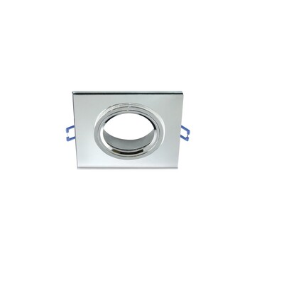 Стельовий світильник/корпус, Strühm, вбудований, квадратний, прозорий/хром, 1хGU10, STR-03596