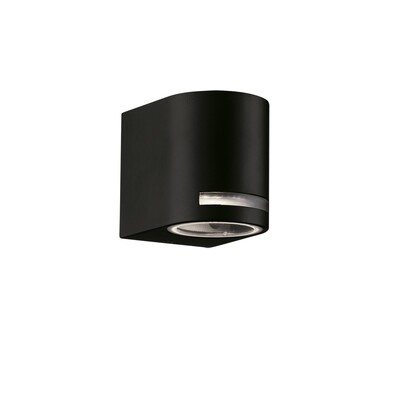 Світильник/корпус, Strühm Poland, IP54, фасадний, круглий, графітовий, 1хGU10, STR-03011