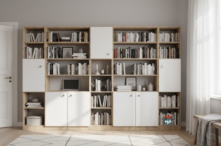 Книжковий стелаж на замовлення - в будь-якому розмірі та кольорі!