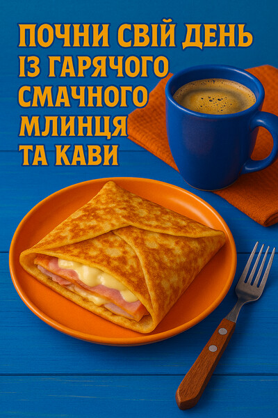 Терміново! Готовий бізнес кавʼярня із млинцями «Богатирський млинець»