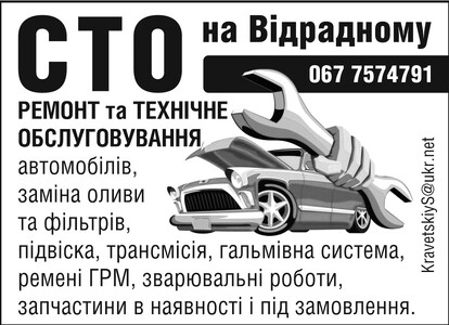 СТО на Відрадному