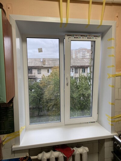 Пластикові укоси з монтажем