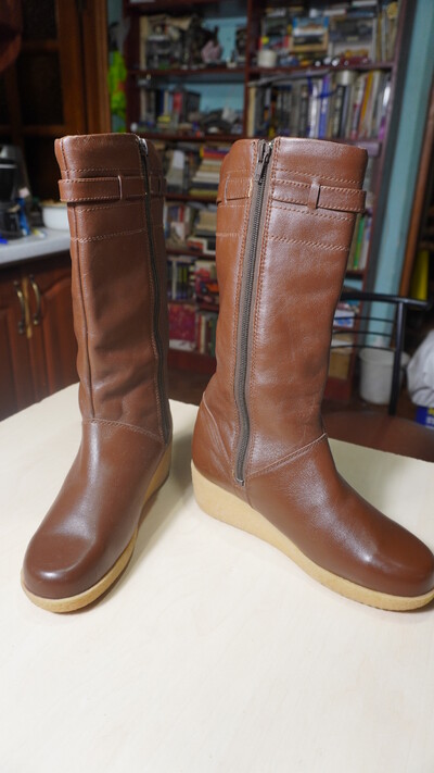 Жіночі зимові чоботи з натуральної шкіри Gracanica