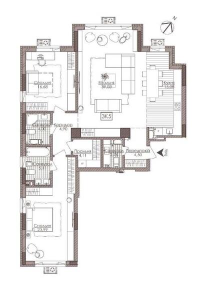 Продам 3-к квартиру Київ, Шевченківський, Річна вул., 4