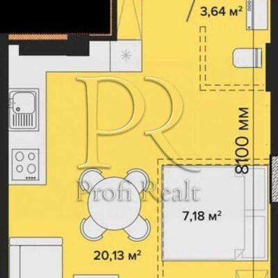 Продам 1-к квартиру Києво-Святошинський, Софіївська Борщагівка, Поліська вулиця, 4