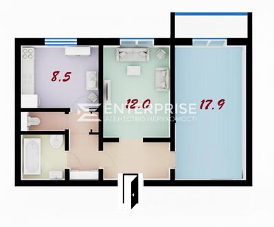 Продаж 2 кімнатна квартира, Харківське шосе, метро Харківська