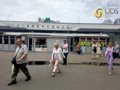 Оренда на м. Лівобережна кіоск на 7 м² без комісії, суперлокація