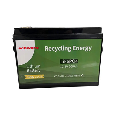 Аккумулятор LiFePo4 (Литий-железо-фосфатный) Schwarz 12V 200Ah BMS