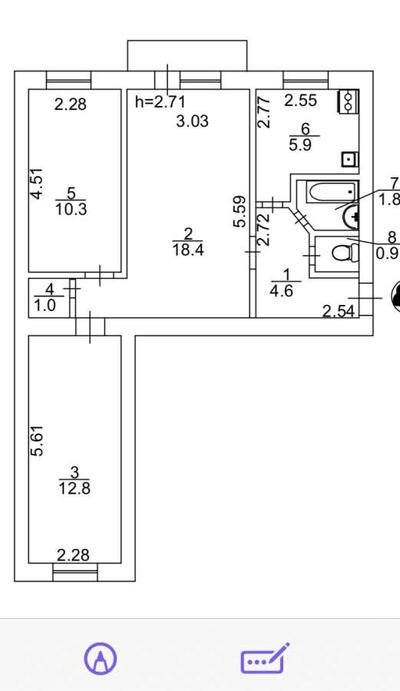 Продам 3-к квартиру Київ, Шевченківський, Олени Теліги вул., 13/14