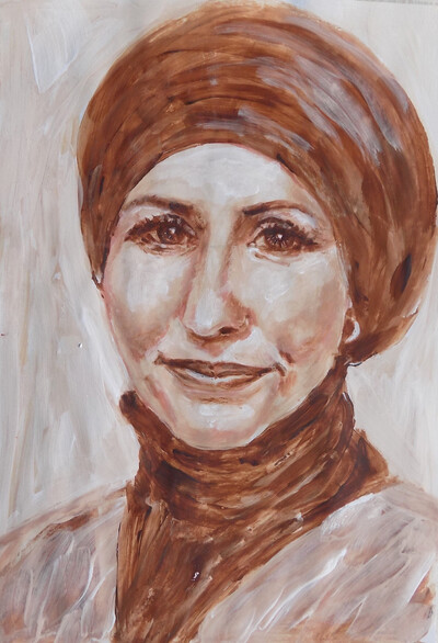 Авторский портрет на заказ. Разные материалы #авторский портрет