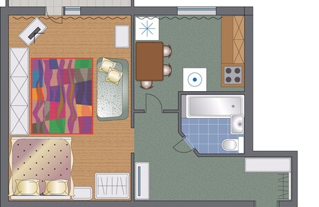 Подобово 1 ком квартира біля метро Дарниця