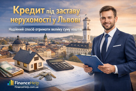 Кредит під заставу нерухомості у Львові — надійний спосіб отримати велику суму коштів