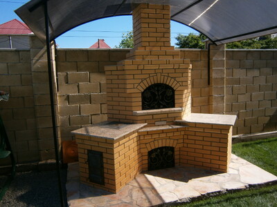 камін, тендир, барбекю, помпейка