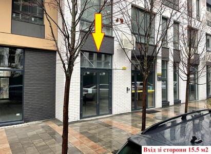 Фасадна комерція 41 м2 (або 16+25) в ЖК Файна Таун. 2 входи. Без %