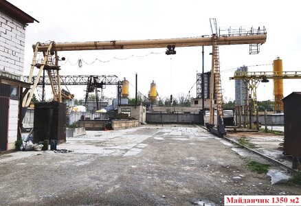 Бетонований майданчик 1350 м2 з к/б 3 т. Вишневе, Київ - 6 км! Без %