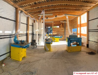 Столярний цех 63 м2 з обладнанням в Горенці. Київ - 7 км! Без Комісії!