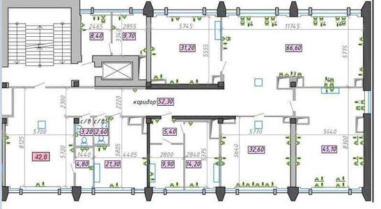 Сдам долгосрочно офисное помещение Киев, Днепровский, Евгения Сверстюка ул., 11