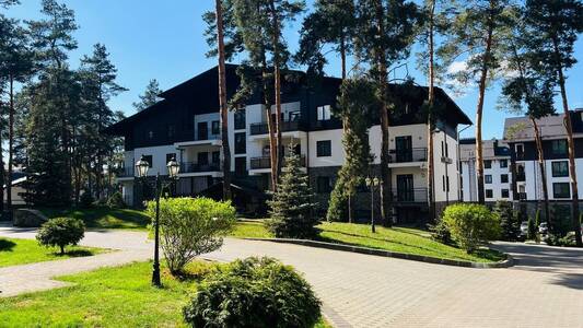 Мрія в стилі альпійського шале: 2-рівнева квартира 97 м² біля Києва. ЖК Desna Residence. Без комісії