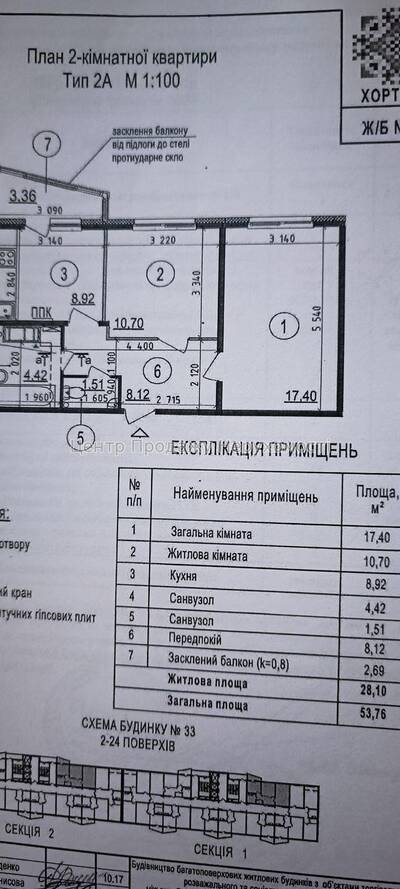 Продаж 2-кімнатної квартири в ЖК Патріотика, Київ