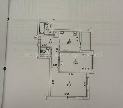 Продаж 2-кімн. квартири 67,2 м² в ЖК Бережанський, Київ, 16/25 пов. Відмінне розташування!
