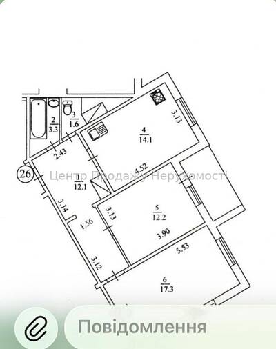 Продається 2-кімн. квартира, 63 м², 5/25 эт., ЖК Молодіжний квартал, Київ!