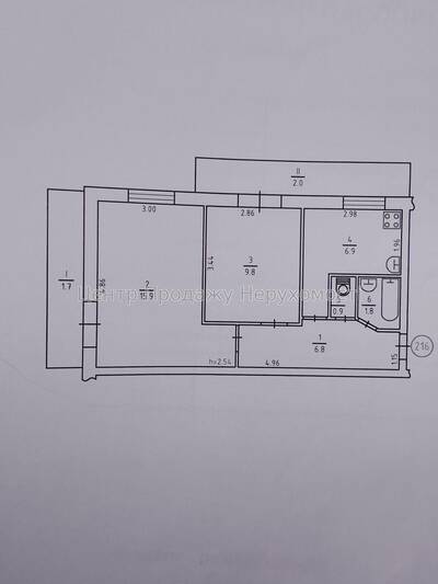Продаж 2-кімнатної квартири, 45.8 м², 9/9 пов., Київ. Чудове житло!