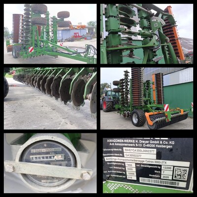 Діскова борона Amazone Catros 8003-2TX 8 м 2020 рік вигот. Ідеальний стан.