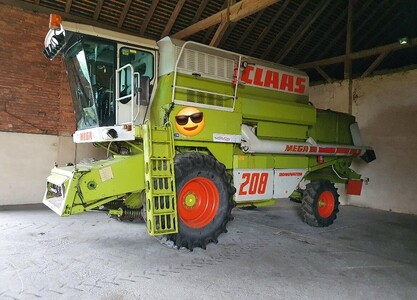 комбайн Claas Mega 208 1994 року випуску, двигун Mercedes 230к.с
