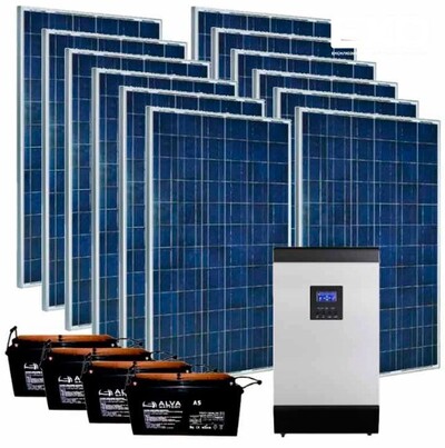 Нова незалежна сонячна станція на 3 кВт із доставкою та монтажем